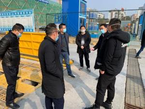 市建設(shè)局黨委書記、局長戴健督導(dǎo)檢查公司建筑工地疫情防控工作